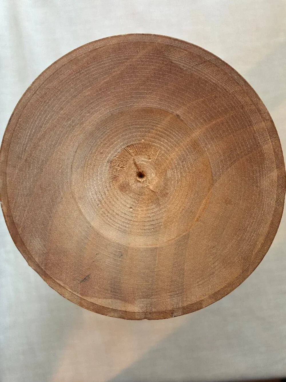 Vintage Artisanal Carved Wooden Bud Vase 9